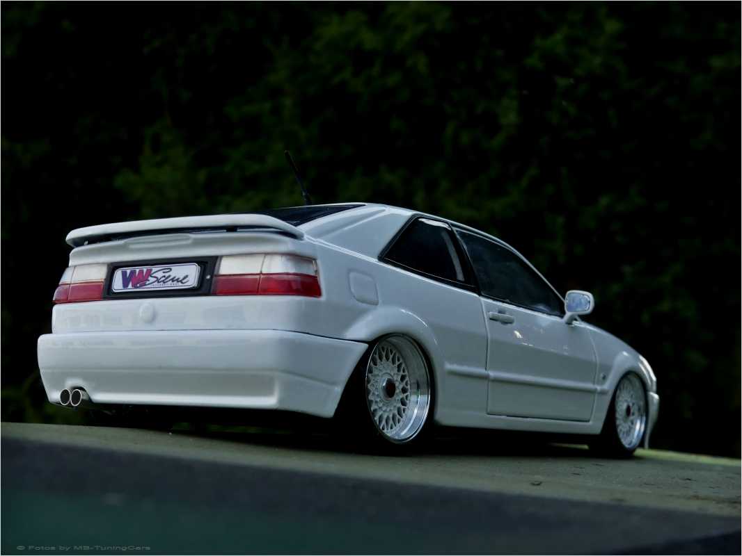 1:18 VW Corrado VR6 " Weiß-Edition "mit BBS RS Alufelgen inkl.OVP